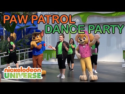 Paw Patrol in Slime Break Dance Party at Nickelodeon Universe in the American Dream Mall - 5/18/22