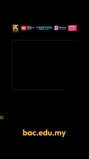 Step Into Your Future At The BAC Education Open Day Carnival! 📅 15th–17th August 2025 ⏰ 10AM – 5PM 📍 BAC Flagship Campus, PJ 🎓 Meet Your Future Lecturers Dive into hands-on demos & workshops in law, film, culinary arts, robotics, business, early childhood education, and more — it’s your backstage pass to the career of your dreams! 🎯 Carnival Fun All Day Long Challenge your family and friends in exciting carnival games, win prizes and claim ultimate bragging rights! 💰RM10,000 Nation Building