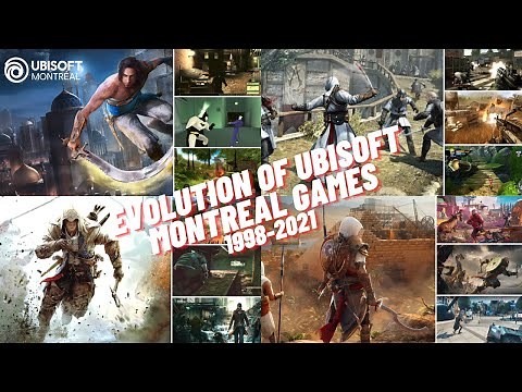 Evolution of Ubisoft Montreal Games 1998-2021