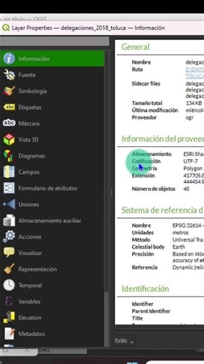 Codificación de texto en #qgis #qgis3 #qgistutorials