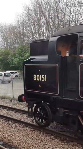 A (silly) standard tank at east Grinstead #train #steamlocomotive #railway
