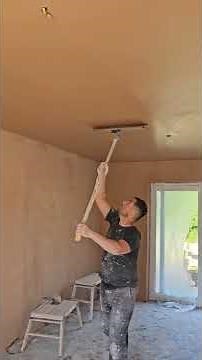 speed skimming over artex ceiling and blue great walls