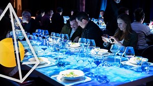 The Radiant Table Immersive Projection Dinner Experience