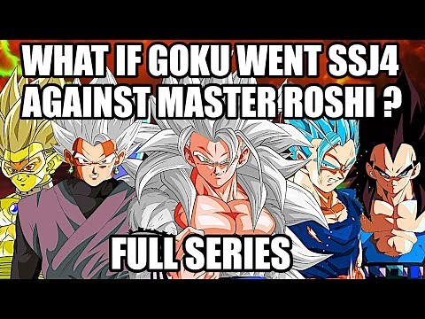 What if Goku Went SSJ4 Against Master Roshi? (Full Series)