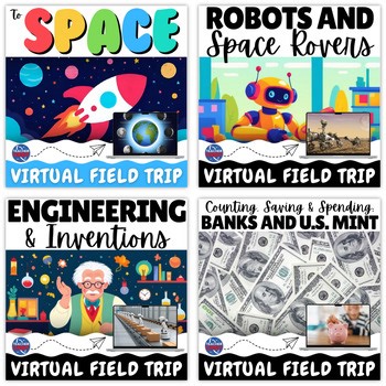 STEM Virtual Field Trip Science Tech Engineering Math K-2 Fun Digital Resource