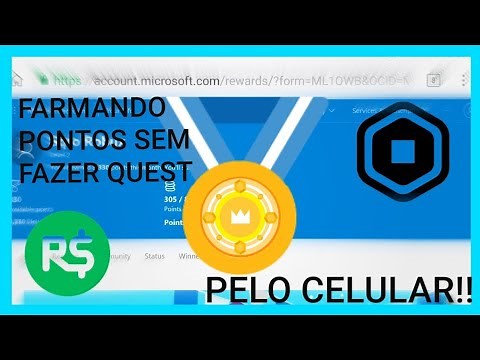 Farmando pontos do Microsoft rewards pelo celular sem fazer quests