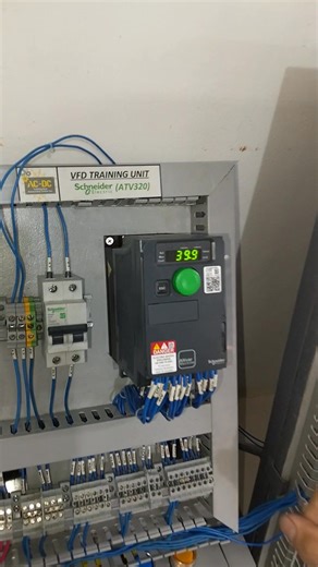 18K views · 469 reactions | Industrial Motor with VFD Training Activity: Forward-Reverse Operation of a 3-phase motor using Schneider Atv320 VFD Venue: Parañaque City Branch #trainwithus #UpgradeYourSkills | AC-DC Training Center | Facebook