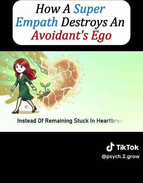 How avoidant ego is destroyed #empath #dismissiveavoidant | super empath personality