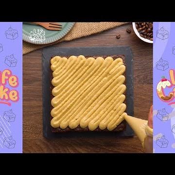 How To Make Mocha Brownies With Coffee Frosting Recipe | Life Cake