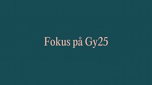 Fokus på Gy25