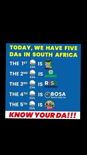 Understanding the 5 DA Political Parties in South Africa