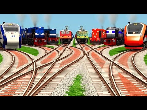 Railroad Realistic Real Train Crossing At Railroad Tracks l fake Train Risky Tracks l Indian Express