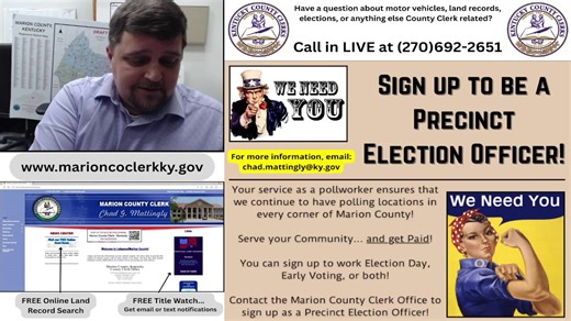 An update on Candidate Filings for the 2026 Primary Election in Marion County | Marion County Clerk - Kentucky