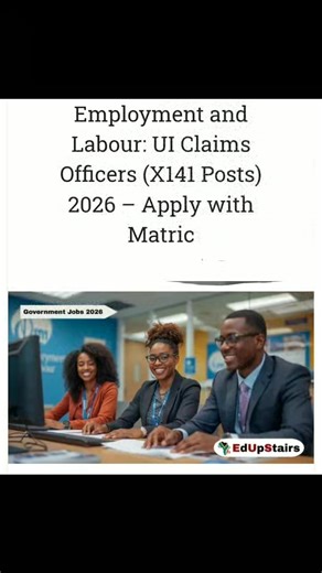 Employment and Labour: UI Claims Officers (X141 Posts) 2026 – Apply with Matric The Department of Employment and Labour has opened a major recruitment drive for UI Claims Officers (X141 Posts) in the Western Cape. This is a strong entry-level opportunity for job seekers with Grade 12 who want to build a career in government administration, UIF operations, and public service delivery. This opportunity is especially relevant for candidates interested in administrative careers, government service,