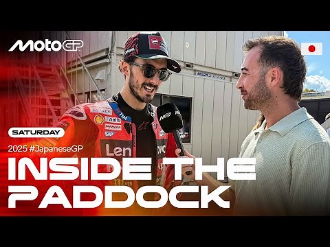 Catching up with Bagnaia after his record-breaking pole ⏱️ | 2025 Japanese GP - Inside the Paddock