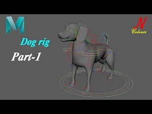 Dog rig || maya rigging tutorial