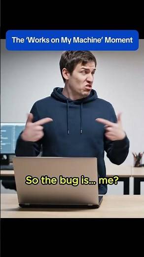 The "works on my machine" moment#codingmeme #devhumor #techhumor #itworked #techlife