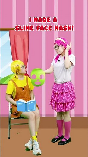 Don’t Put Slime on Your Face! 😱 Skin Safety Lesson | Kids Cartoons #shorts #education