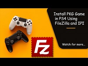 Install PKG's via FTP in PS4 | Step By Step | PS4 Jailbreak