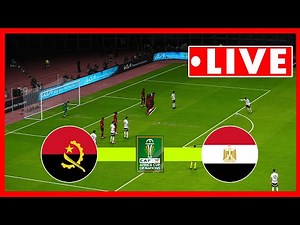 🔴 LIVE: Angola vs Egypt | AFCON 2025 | Full Match Simulation