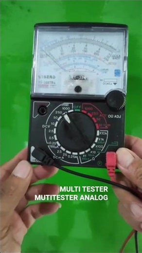 Multi tester analog mudah di gunakan.