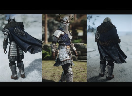 【上古卷轴5】风暴王冠护甲-Stormcloak Einherjar Armor（物理补丁+CBBE 3BA）