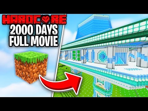 I Survived 2000 Days in Minecraft Hardcore [Full Movie]