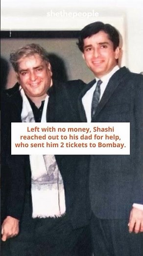 Shashi Kapoor wanted to marry her the minute he saw her #shethepeople