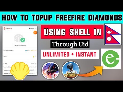 HOW TO MAKE SHELL ACCOUNT AND TOPUP DIAMONDS IN NEPAL | Sk The Gamer