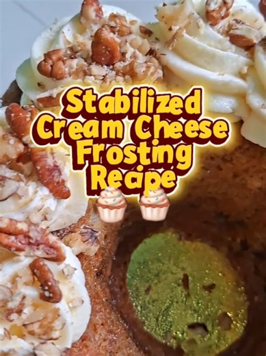 Stabilized Cream Cheese Frosting Recipe for Piping