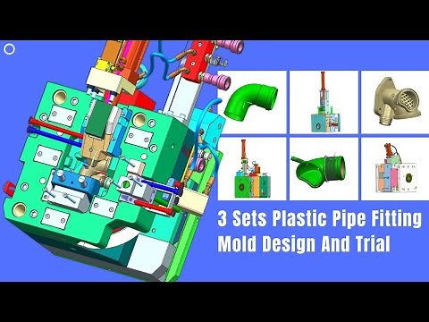 3 Sets Plastic Pipe Fitting Mold Design And Trial