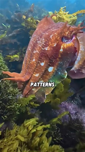 CY How do cuttlefish change their body color and skin patterns?#animals #cute #science #shortfeed