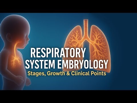 Development of Respiratory System | Embryology of Lungs, Trachea & Larynx for MBBS Students