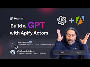 How to build a GPT using custom actions and Apify Actors