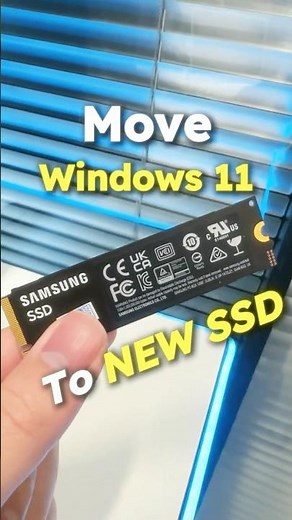 Can I Move Windows 11 ONLY to New SSD? #pctips #techtips