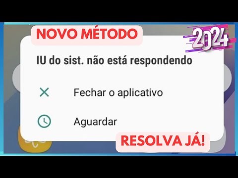 🔨 "iu do Sistema não está respondendo" | Resolver interface do sistema não está respondendo motorola
