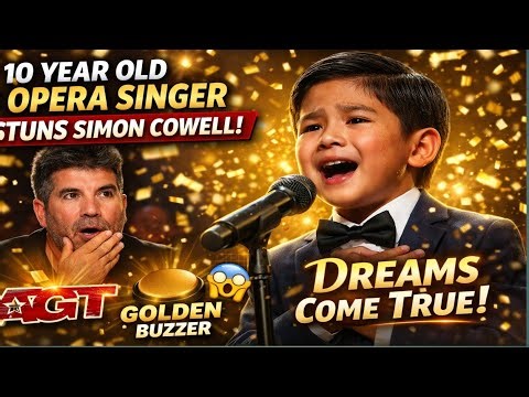 10-Year-Old Filipino Opera Singer STUNS Simon Cowell | Golden Buzzer Moment on AGT 😱