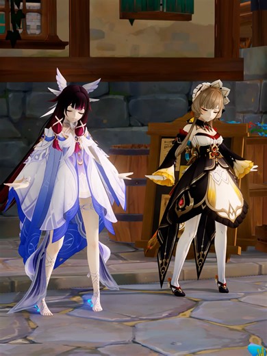 Sandrone Columbina MMD Performance in Genshin Impact