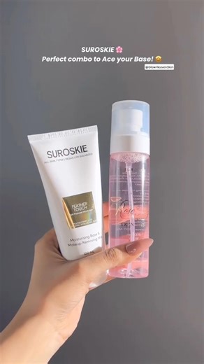 SUROSKIE 🌸 Feather Touch Multi-Purpose Moisturizer & Rose Glass Skin Mist