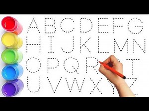 ABCDEFGHIJKLMNOPQRSTUVWXYZ, Easy Draw and Paint Alphabet A to Z, Easy Step by Step for Kids,Abc song