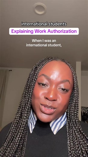 international students, watch this if you’re looking for how to explain your work authorization without over explaining