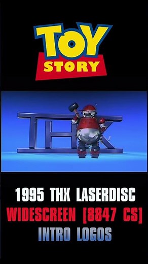 Toy Story 1995 THX Laserdisc intro logos