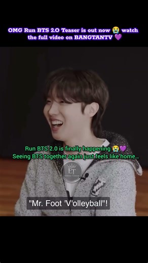 😭OMG… The teaser for Run BTS 2.0 Is Finally Here 🥹💜