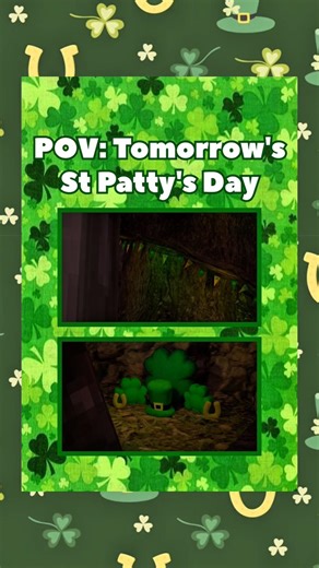 POV: Tomorrows St Patty's Day🍀 #gorillatag #vr #gtag #shorts