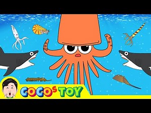 [34min] The Legendary Megalodon and Kraken 1~4ㅣdinosaurs animation for childrenㅣCoCosToy