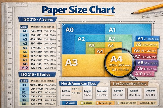 RGB vs CMYK & Paper Size
