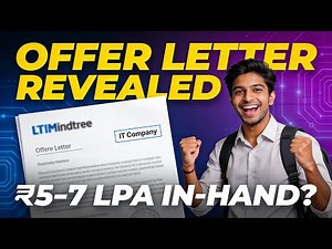 LTIMindtree Offer Letter REVEALED! 🔥 Freshers In-Hand Salary ₹5-7 LPA Breakdown (2026 Batch)
