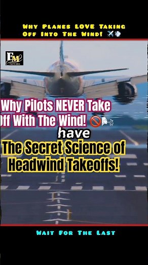 Why Airplanes Take Off Into the Wind