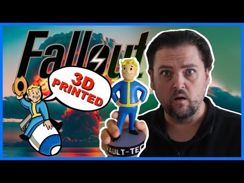 I 3D Printed Vault Boy From Fallout