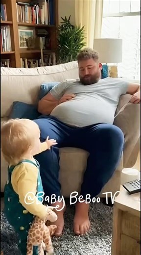 Kid Thinks Dad Has a Baby Belly!